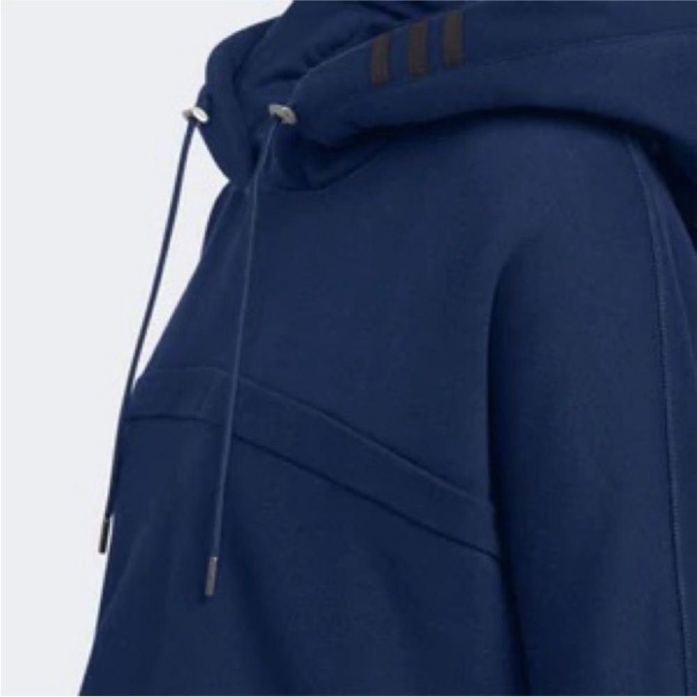 Adidas x Ivy Park Blue Hooded Shrug sweater - Picture 4 of 10